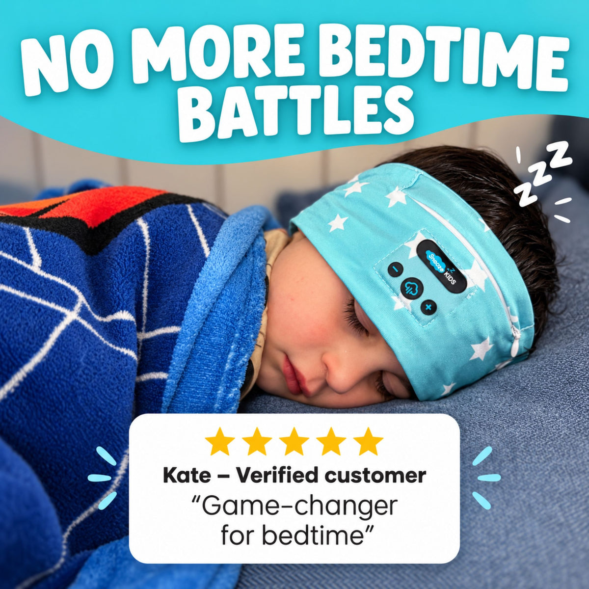 SnoozeBand™ Kids - Bluetooth Sleep Headphones