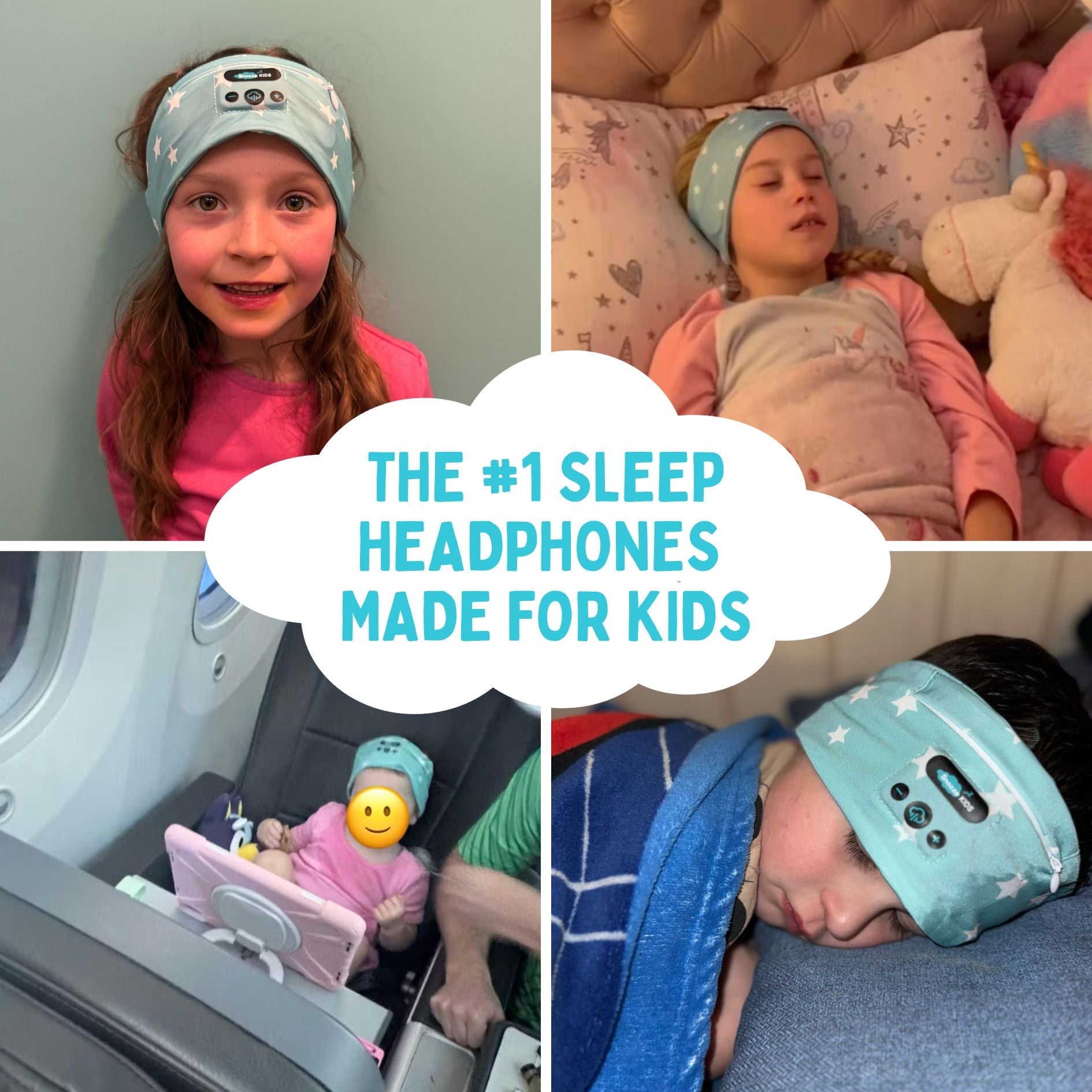 SnoozeBand™ Kids - Bluetooth Sleep Headphones