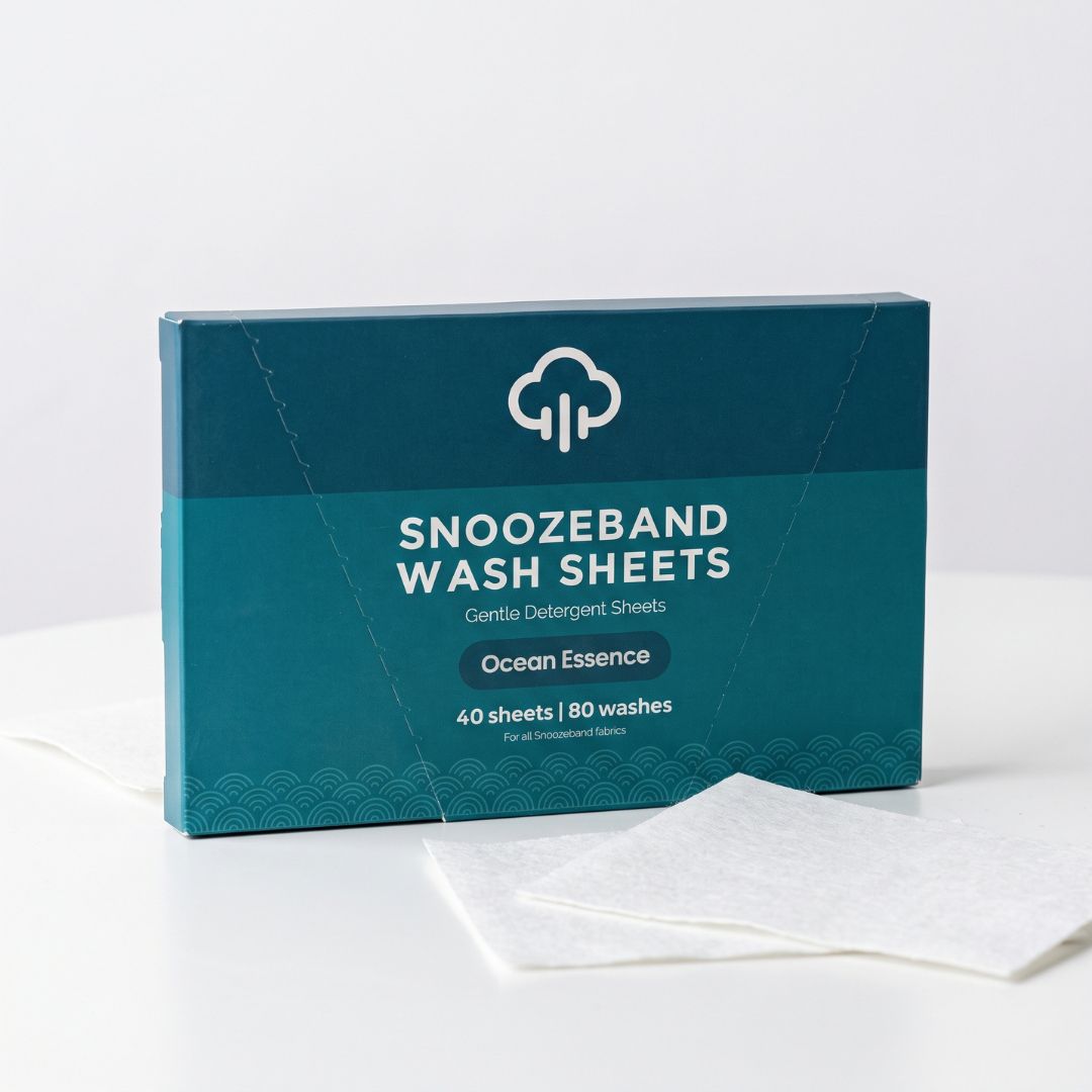 SnoozeBand™ Wash Sheets - Gentle Detergent Sheets (80 Washes)