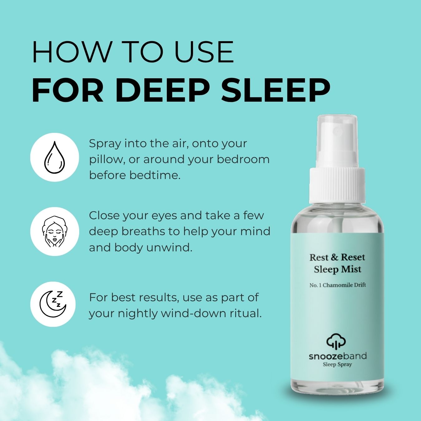 SnoozeBand™ Rest &amp; Reset Sleep Mist