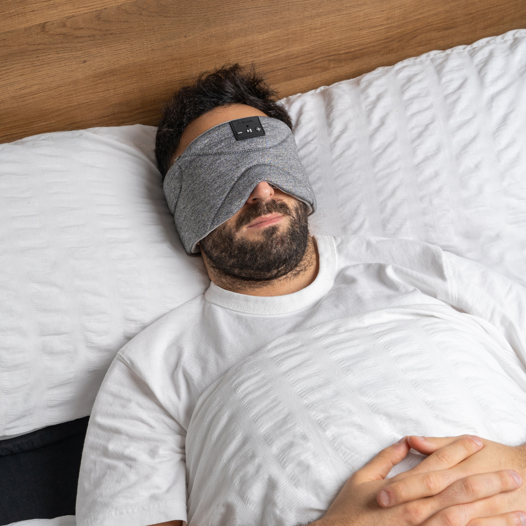 SnoozeBand™ Deluxe - Sleep Mask Headphones