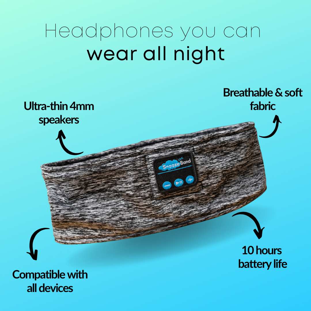 SnoozeBand™ - Bluetooth Sleep Headphones - Snooze Band