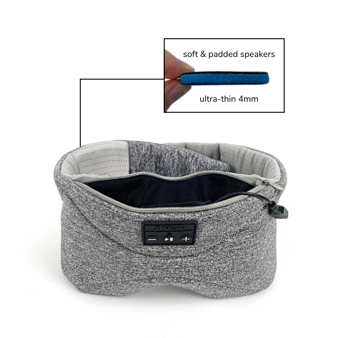 SnoozeBand™ Deluxe - Sleep Mask Headphones - Snooze Band